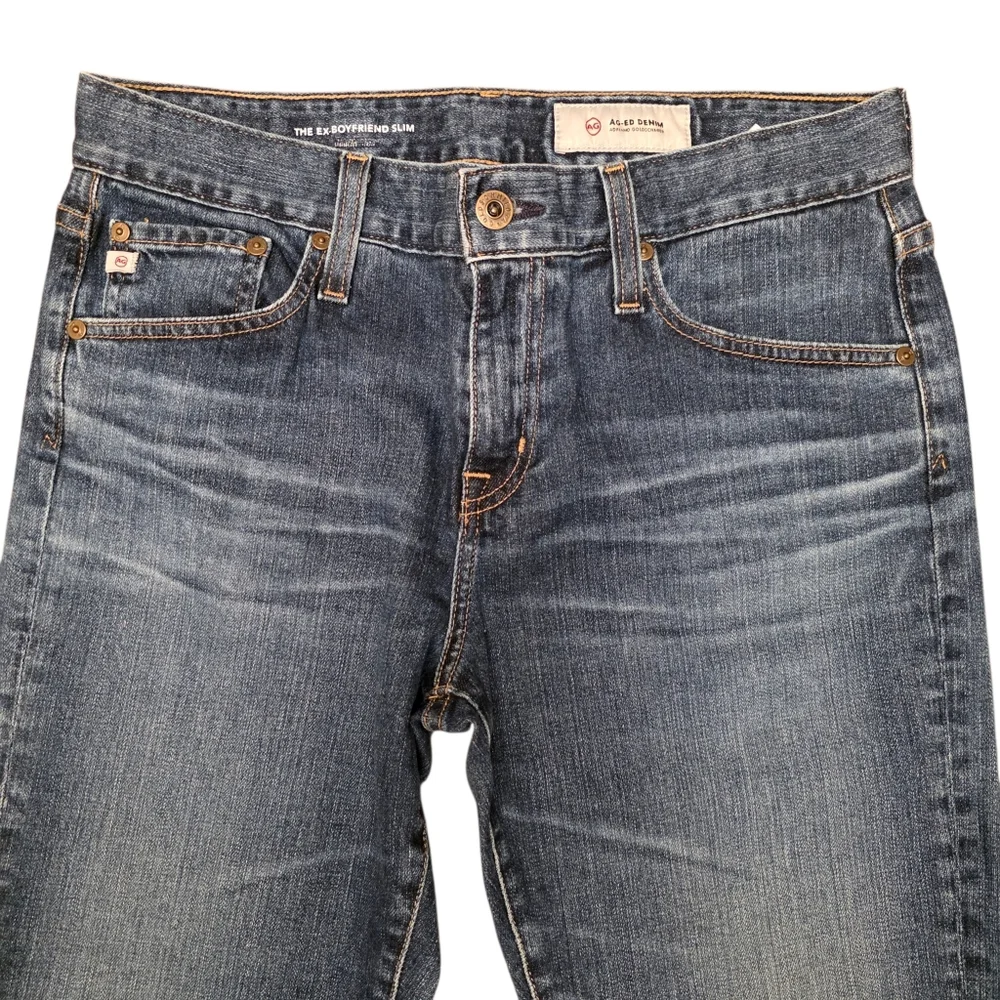 AG Goldschmied Ex-boyfriend Slim Crop Jeans Size 28 R - Picture 7 of 15